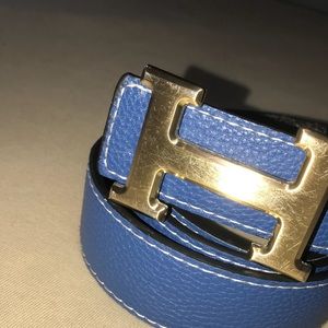 Worn Hermés belt
